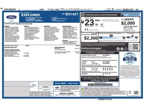 Another view of 2025 Ford Explorer ST-Line for sale in Tulsa, OK at Jim Norton T-Town Chevrolet