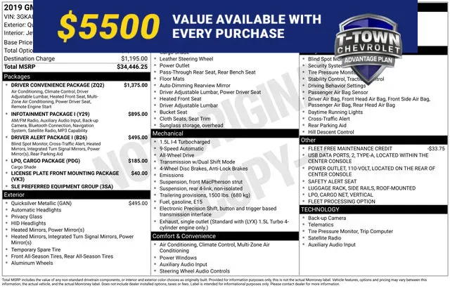 Silver 2019 GMC Terrain SLE for sale in Tulsa, OK