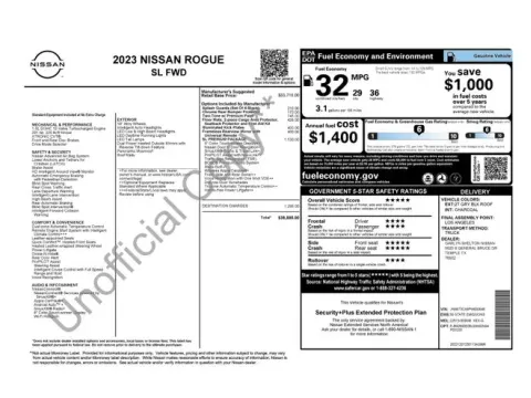 Another view of 2023 Nissan Rogue SL for sale in Tulsa, OK at Jim Norton T-Town Chevrolet