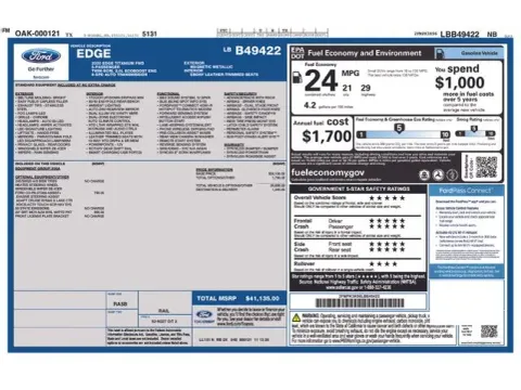 Another view of 2020 Ford Edge Titanium for sale in Tulsa, OK at Jim Norton T-Town Chevrolet
