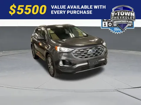 Gray 2020 Ford Edge Titanium for sale in Tulsa, OK
