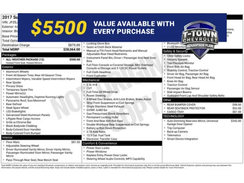 Silver 2017 Subaru Forester 2.5i Premium for sale in Tulsa, OK