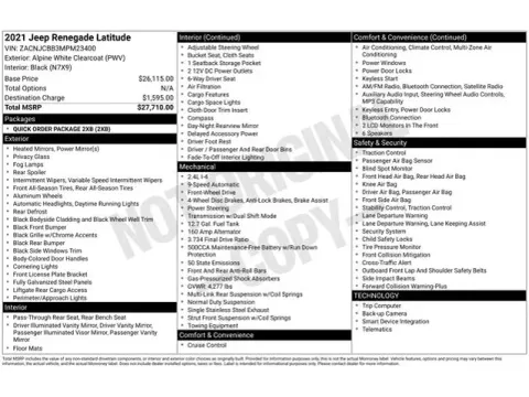 Another view of 2021 Jeep Renegade Latitude for sale in Tulsa, OK at Jim Norton T-Town Chevrolet