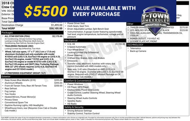 Blue 2018 Chevrolet Silverado 1500 LT for sale in Tulsa, OK