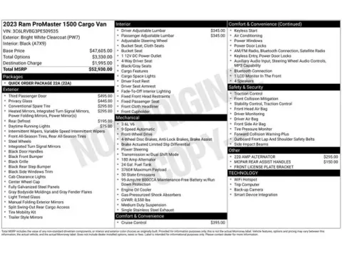 Another view of 2023 Ram ProMaster 1500 for sale in Tulsa, OK at Jim Norton T-Town Chevrolet