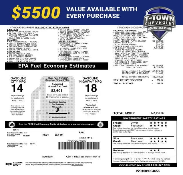 Black 2010 Ford F-150 FX4 for sale in Tulsa, OK