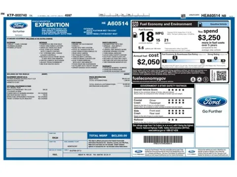 Another view of 2017 Ford Expedition King Ranch for sale in Tulsa, OK at Jim Norton T-Town Chevrolet