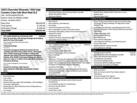 Another view of 2023 Chevrolet Silverado 1500 High Country for sale in Tulsa, OK at Jim Norton T-Town Chevrolet