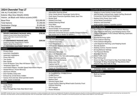 Another view of 2024 Chevrolet Trax LT for sale in Tulsa, OK at Jim Norton T-Town Chevrolet