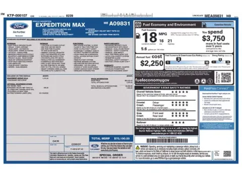 Another view of 2021 Ford Expedition Max Limited for sale in Tulsa, OK at Jim Norton T-Town Chevrolet