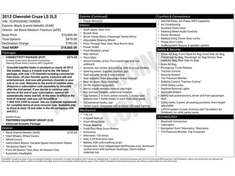 Another view of 2012 Chevrolet Cruze LS for sale in Tulsa, OK at Jim Norton T-Town Chevrolet