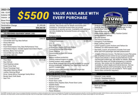 Black 2023 Chevrolet Camaro SS for sale in Tulsa, OK