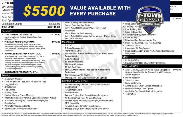 Red 2020 Chrysler Pacifica Touring L for sale in Tulsa, OK