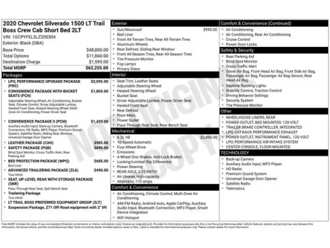 Another view of 2020 Chevrolet Silverado 1500 LT Trail Boss for sale in Tulsa, OK at Jim Norton T-Town Chevrolet