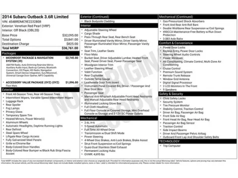 Another view of 2014 Subaru Outback 3.6R for sale in Tulsa, OK at Jim Norton T-Town Chevrolet