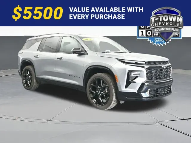 Gray 2024 Chevrolet Traverse RS for sale in Tulsa, OK