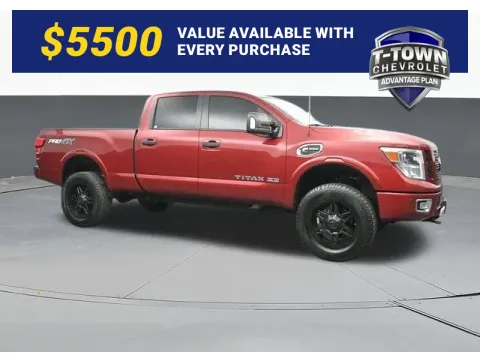 Red 2018 Nissan Titan XD PRO-4X for sale in Tulsa, OK