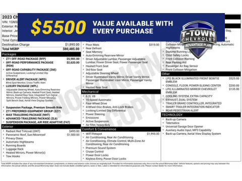 Red 2023 Chevrolet Tahoe Z71 for sale in Tulsa, OK