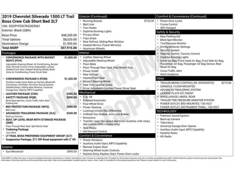 Another view of 2019 Chevrolet Silverado 1500 LT Trail Boss for sale in Tulsa, OK at Jim Norton T-Town Chevrolet