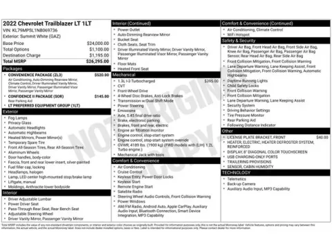 Another view of 2022 Chevrolet TrailBlazer LT for sale in Tulsa, OK at Jim Norton T-Town Chevrolet