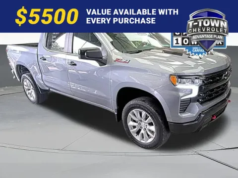 Gray 2023 Chevrolet Silverado 1500 LT Trail Boss for sale in Tulsa, OK