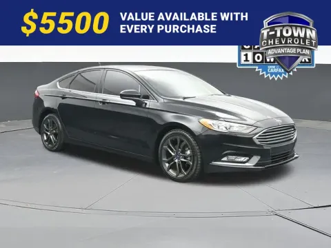 Black 2018 Ford Fusion SE for sale in Tulsa, OK