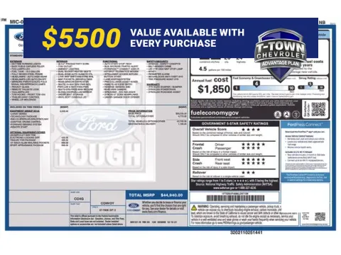 Gray 2021 Ford Ranger Lariat for sale in Tulsa, OK