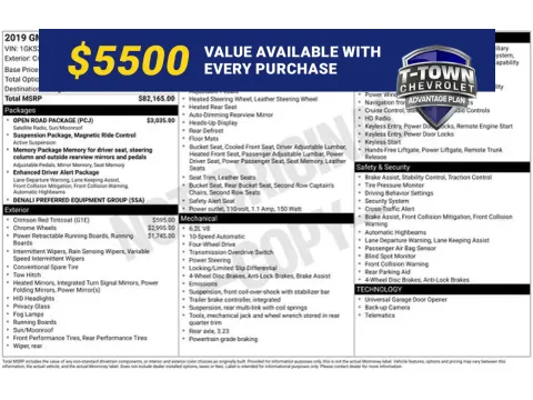 Red 2019 GMC Yukon XL Denali for sale in Tulsa, OK