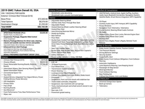 Another view of 2019 GMC Yukon XL Denali for sale in Tulsa, OK at Jim Norton T-Town Chevrolet