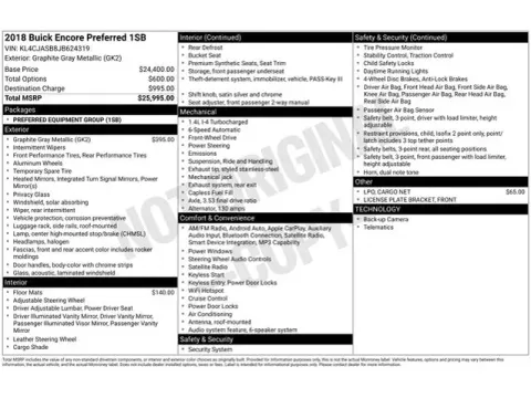 Another view of 2018 Buick Encore Preferred for sale in Tulsa, OK at Jim Norton T-Town Chevrolet