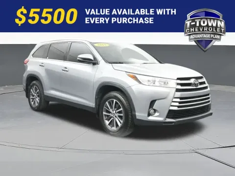 Silver 2019 Toyota Highlander XLE for sale in Tulsa, OK