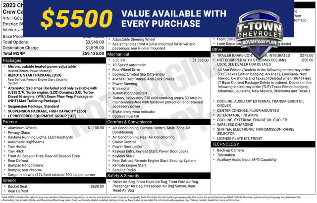 Black 2023 Chevrolet Silverado 1500 LT for sale in Tulsa, OK