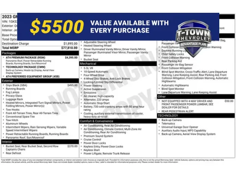 Black 2023 GMC Yukon AT4 for sale in Tulsa, OK