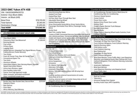 Another view of 2023 GMC Yukon AT4 for sale in Tulsa, OK at Jim Norton T-Town Chevrolet