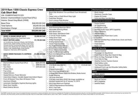 Another view of 2019 Ram 1500 Classic Express for sale in Tulsa, OK at Jim Norton T-Town Chevrolet