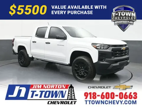 White 2026 Chevrolet Colorado Work Truck for sale in Tulsa, OK