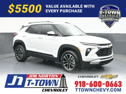 White 2026 Chevrolet TrailBlazer LT for sale in Tulsa, OK