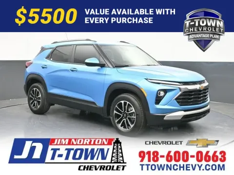 Blue 2026 Chevrolet TrailBlazer LT for sale in Tulsa, OK