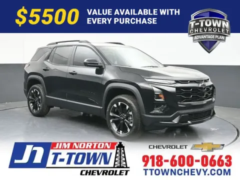 Black 2026 Chevrolet Equinox RS for sale in Tulsa, OK