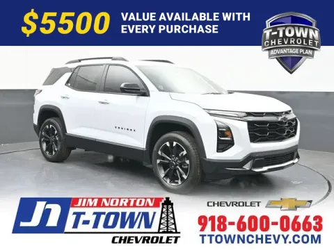 White 2026 Chevrolet Equinox RS for sale in Tulsa, OK