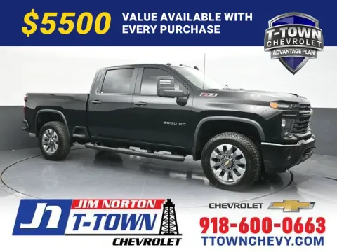 Black 2026 Chevrolet Silverado 2500HD Custom for sale in Tulsa, OK