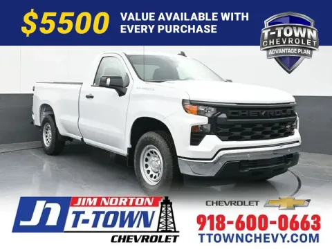 White 2026 Chevrolet Silverado 1500 WT for sale in Tulsa, OK