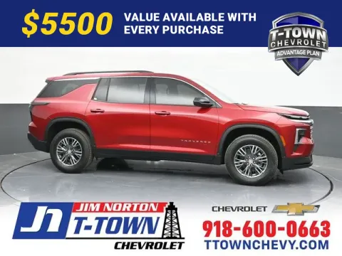 Red 2026 Chevrolet Traverse LT for sale in Tulsa, OK