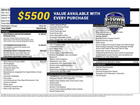 White 2014 Chevrolet Malibu LTZ for sale in Tulsa, OK