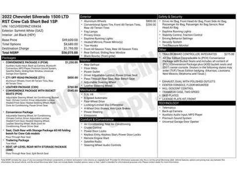 Another view of 2022 Chevrolet Silverado 1500 LTD RST for sale in Tulsa, OK at Jim Norton T-Town Chevrolet