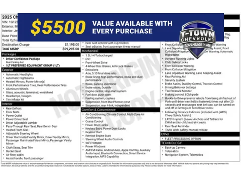 Black 2025 Chevrolet Malibu LT for sale in Tulsa, OK