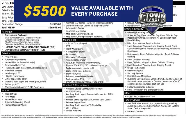 Black 2025 Chevrolet Equinox LT for sale in Tulsa, OK