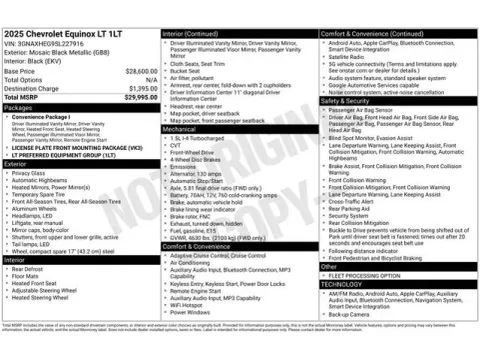 Another view of 2025 Chevrolet Equinox LT for sale in Tulsa, OK at Jim Norton T-Town Chevrolet