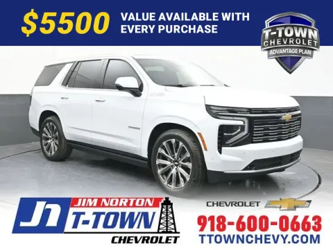 White 2026 Chevrolet Tahoe High Country for sale in Tulsa, OK