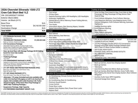 Photos of 2026 Chevrolet Silverado 1500 LTZ for sale in Tulsa, OK at Jim Norton T-Town Chevrolet